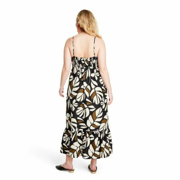 Neutral Botanical Print Midi Dress - Tabitha Brown for Target(SOLD OUT @TARGET!) - Picture 5 of 5